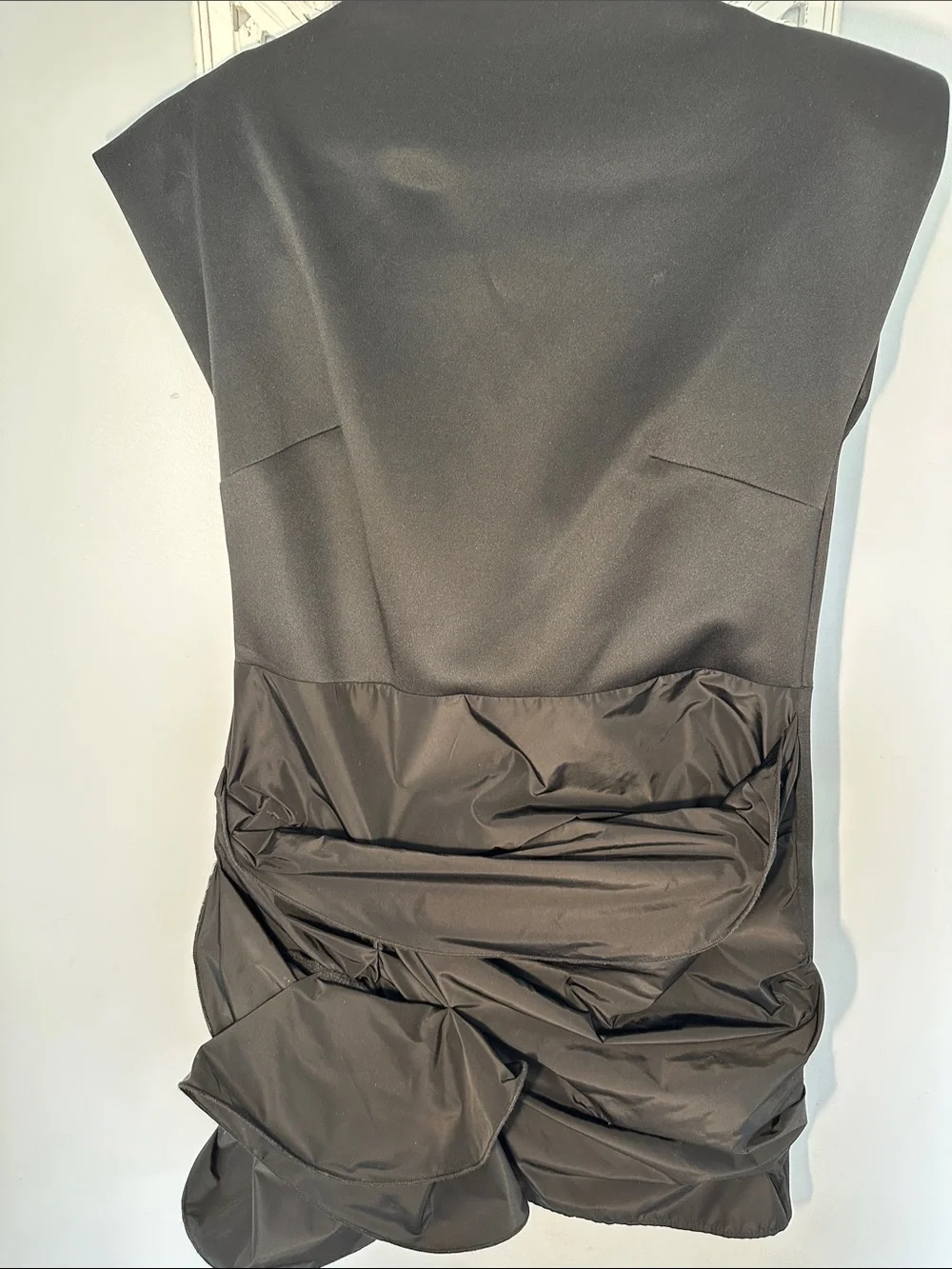 ASOS Black Ruched Mini Dress - Picture 3 of 5